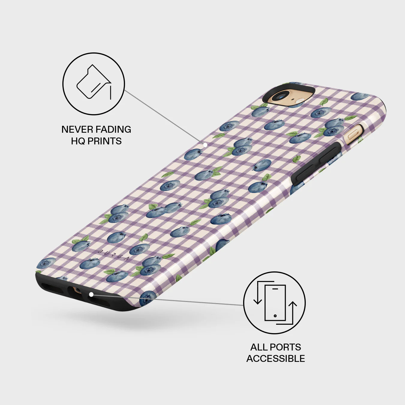 Blueberry Muffin - iPhone SE (2020) Case - Image 7