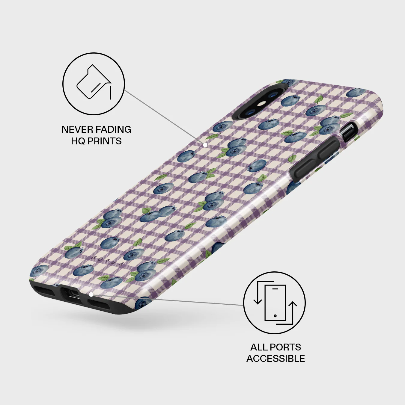 Blueberry Muffin - iPhone XS Max Case - Image 7