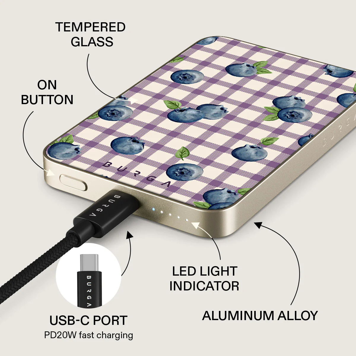 Blueberry Muffin - Magnetic Power Bank - Image 10