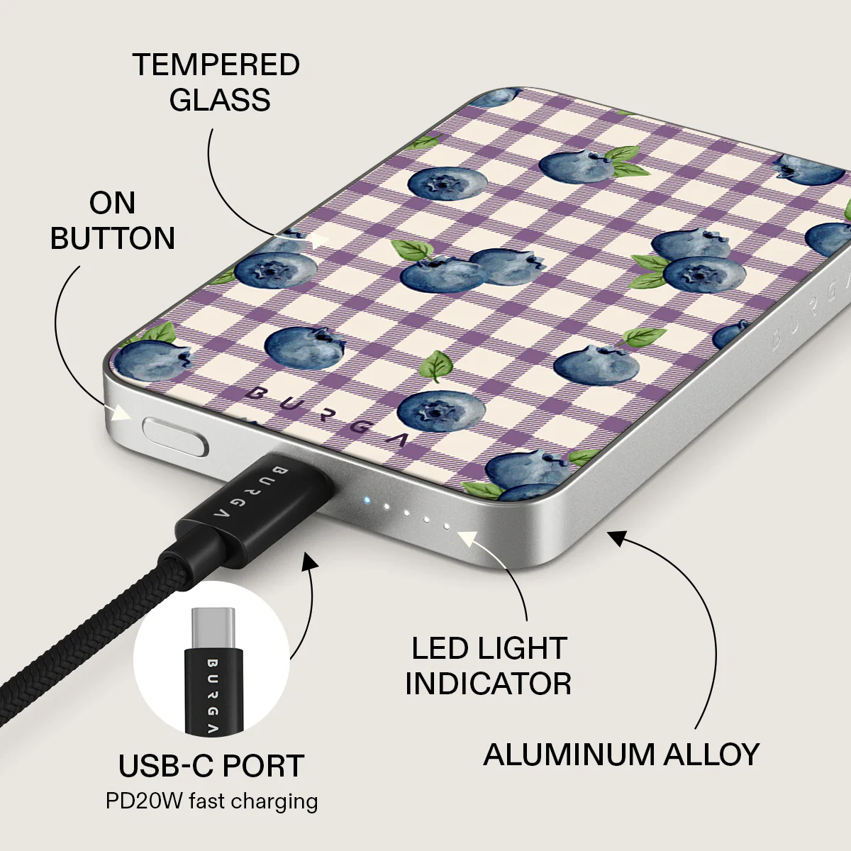 Blueberry Muffin - Magnetic Power Bank - Image 15