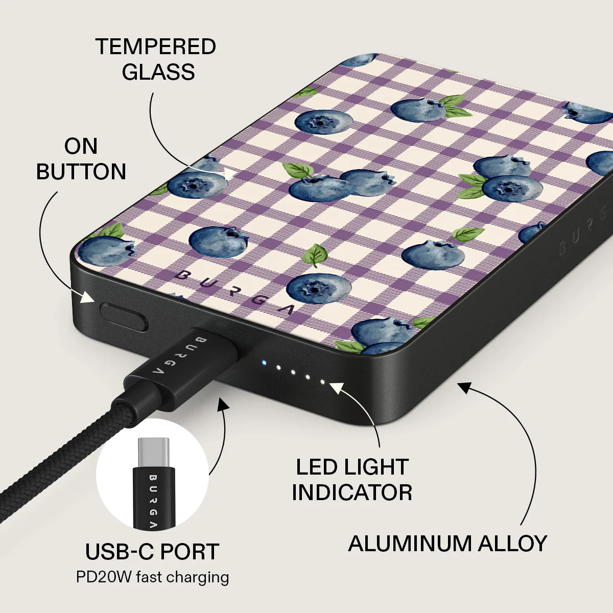 Blueberry Muffin - Magnetic Power Bank - Image 20