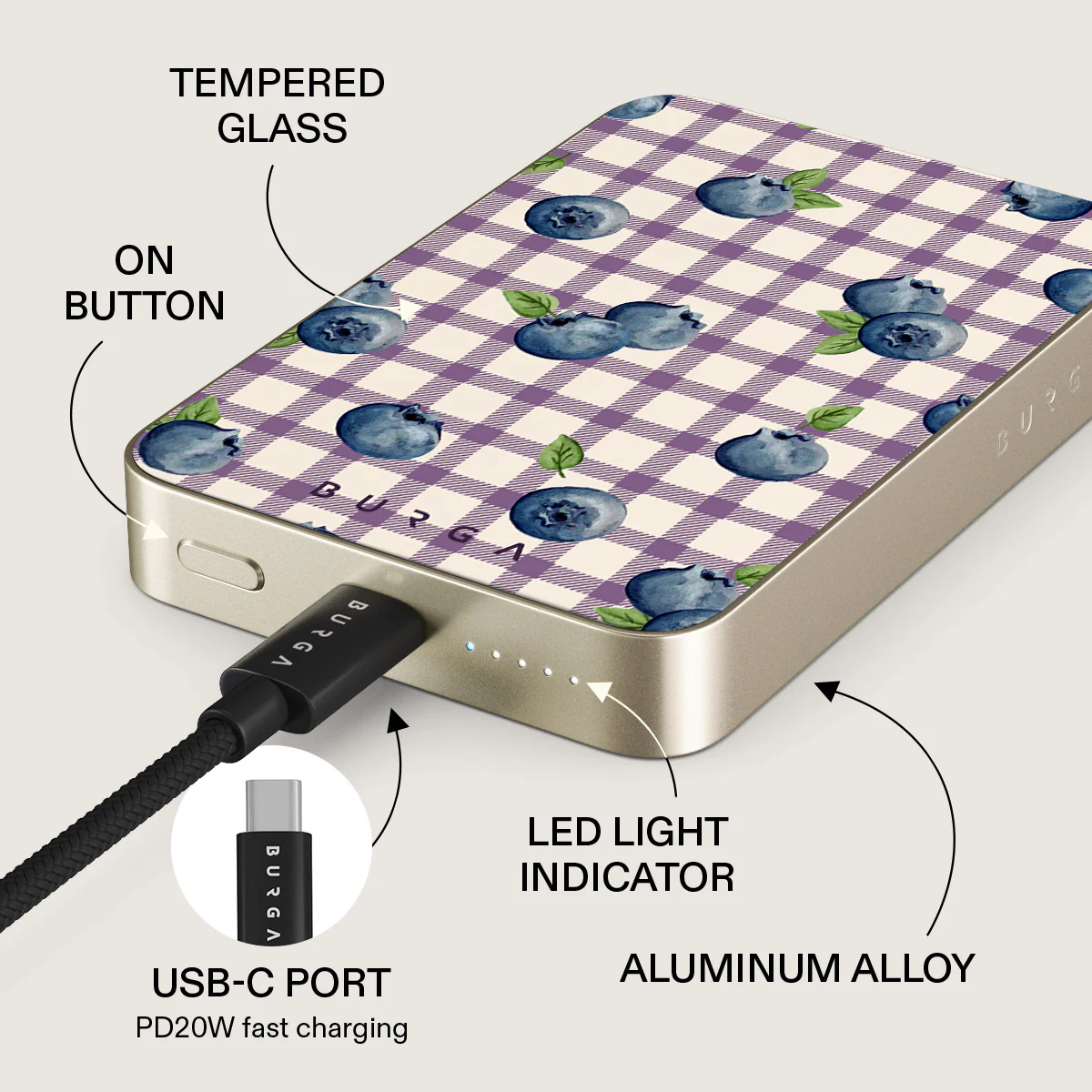 Blueberry Muffin - Magnetic Power Bank - Image 25