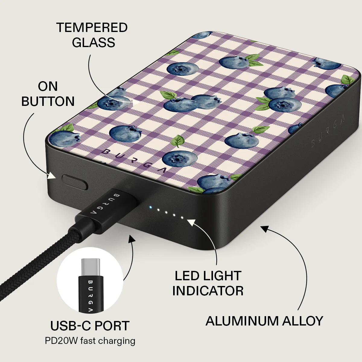 Blueberry Muffin - Magnetic Power Bank - Image 35