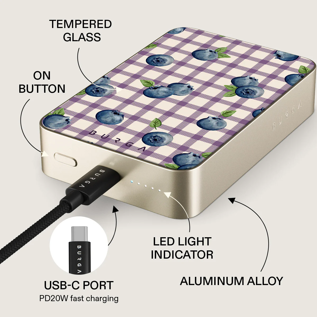 Blueberry Muffin - Magnetic Power Bank - Image 40