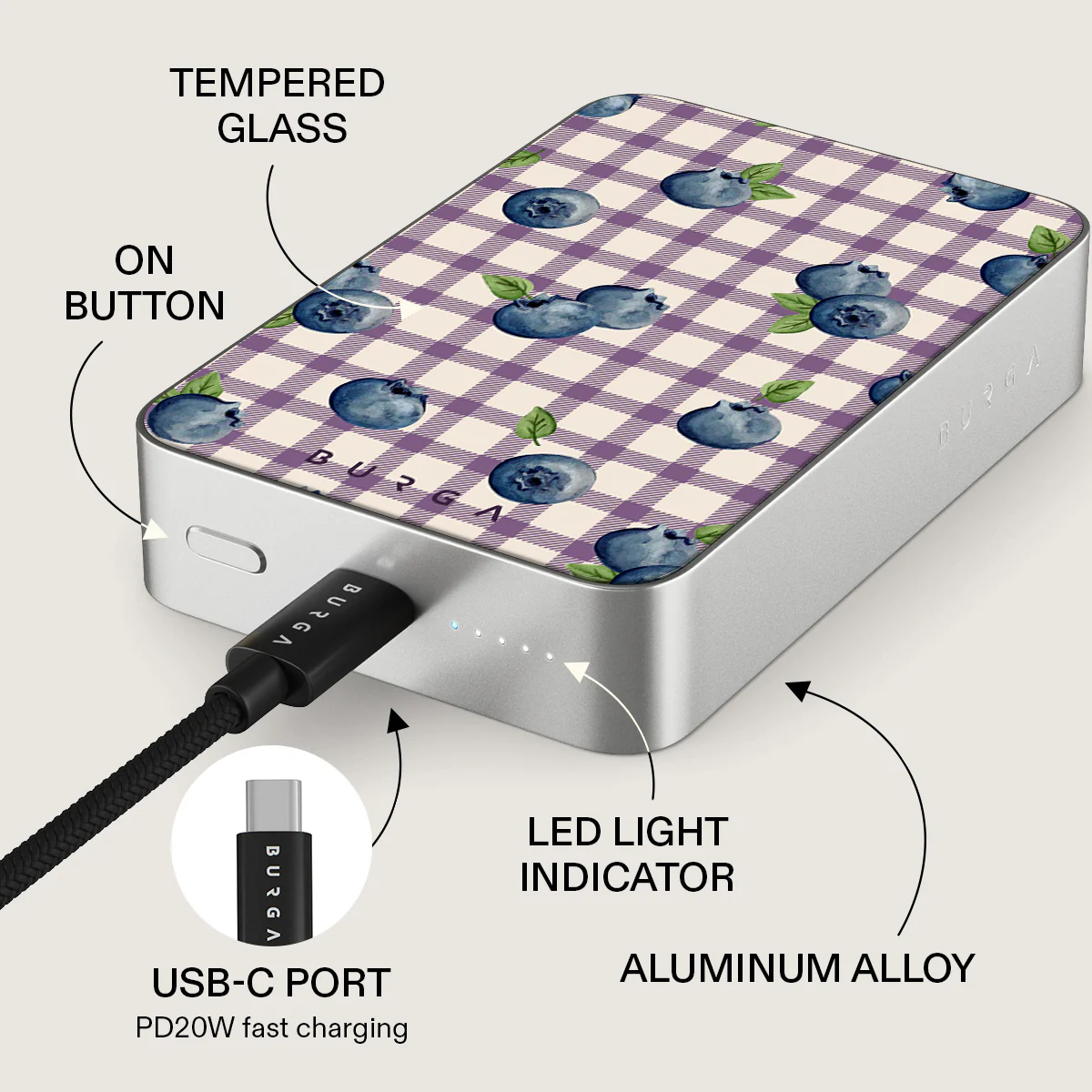 Blueberry Muffin - Magnetic Power Bank - Image 45
