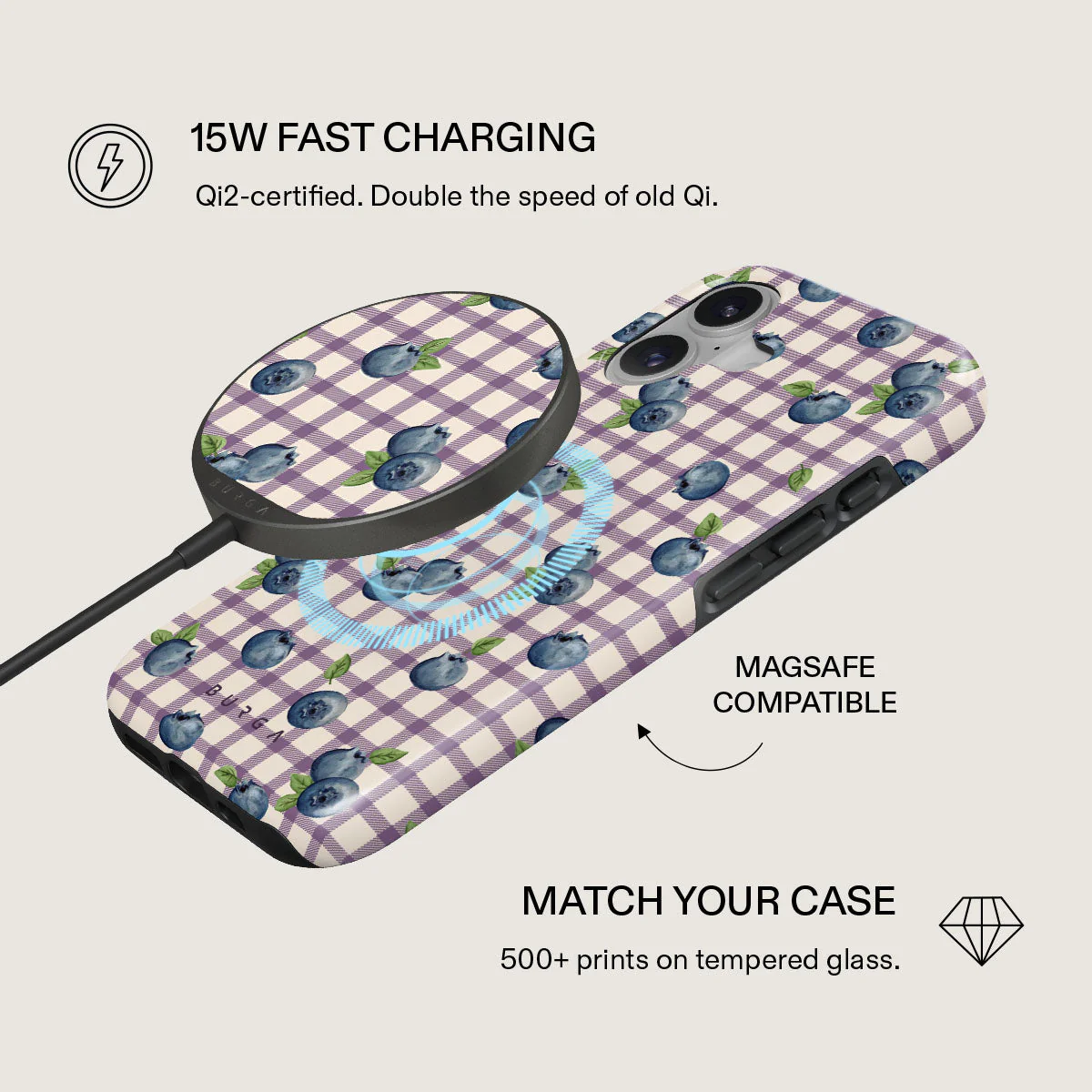 Blueberry Muffin - Magnetic Wireless Charger - Image 5