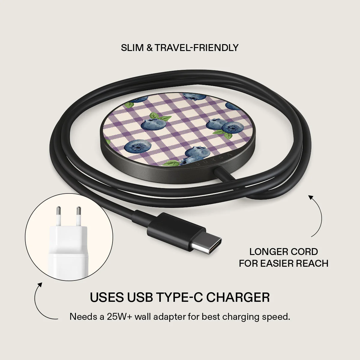 Blueberry Muffin - Magnetic Wireless Charger - Image 6