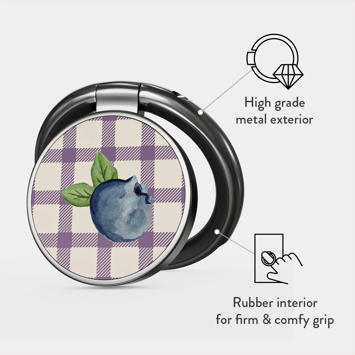 Blueberry Muffin - Adhesive Ring Holder - Image 2