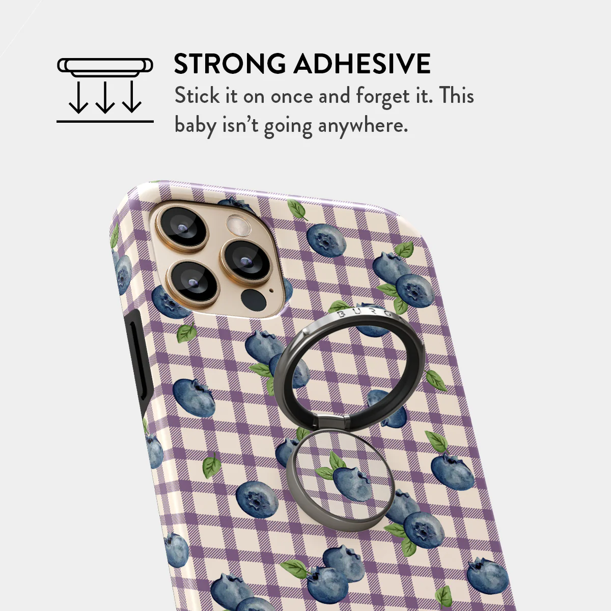 Blueberry Muffin - Adhesive Ring Holder - Image 5