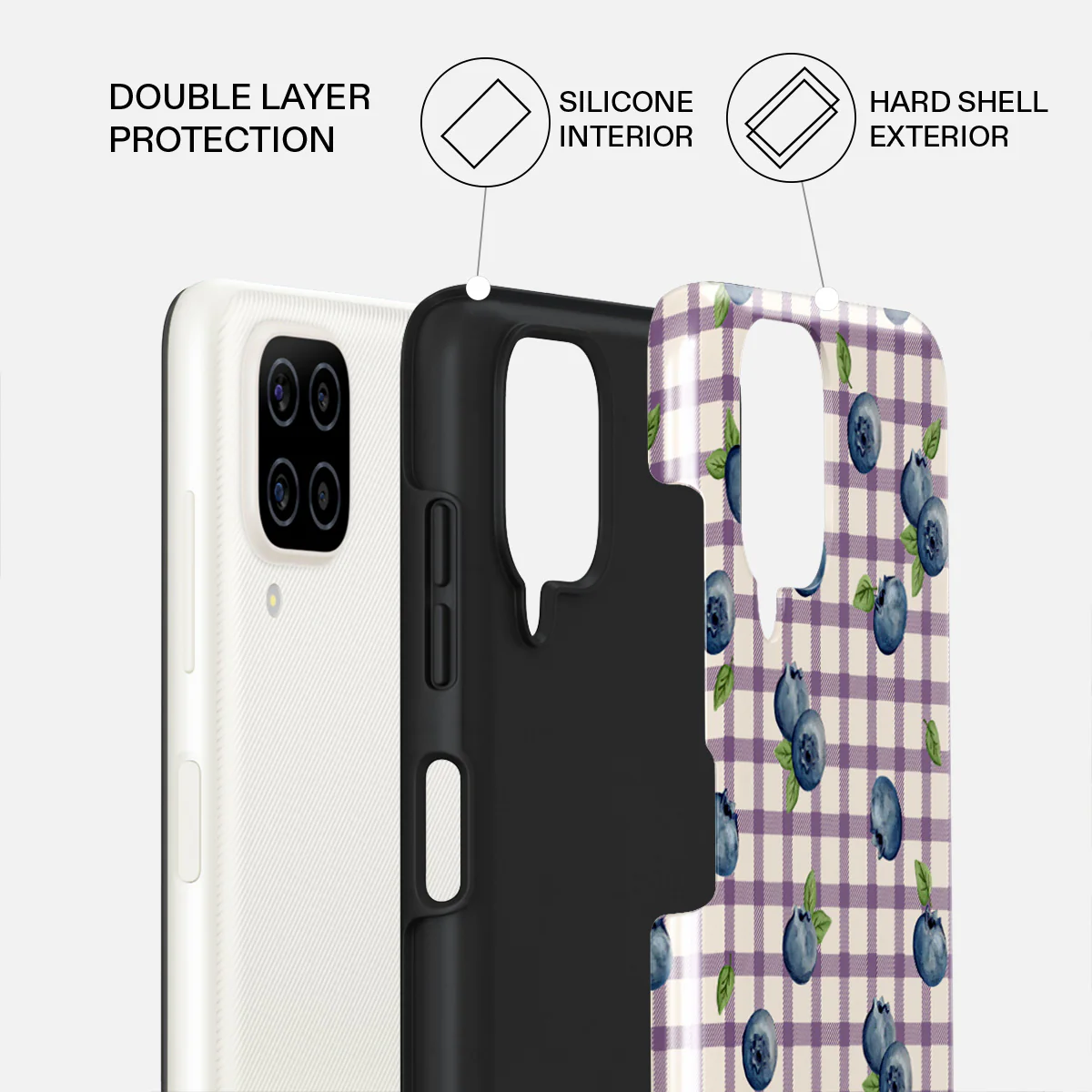 Blueberry Muffin - Samsung Galaxy A12 4G Case - Image 2