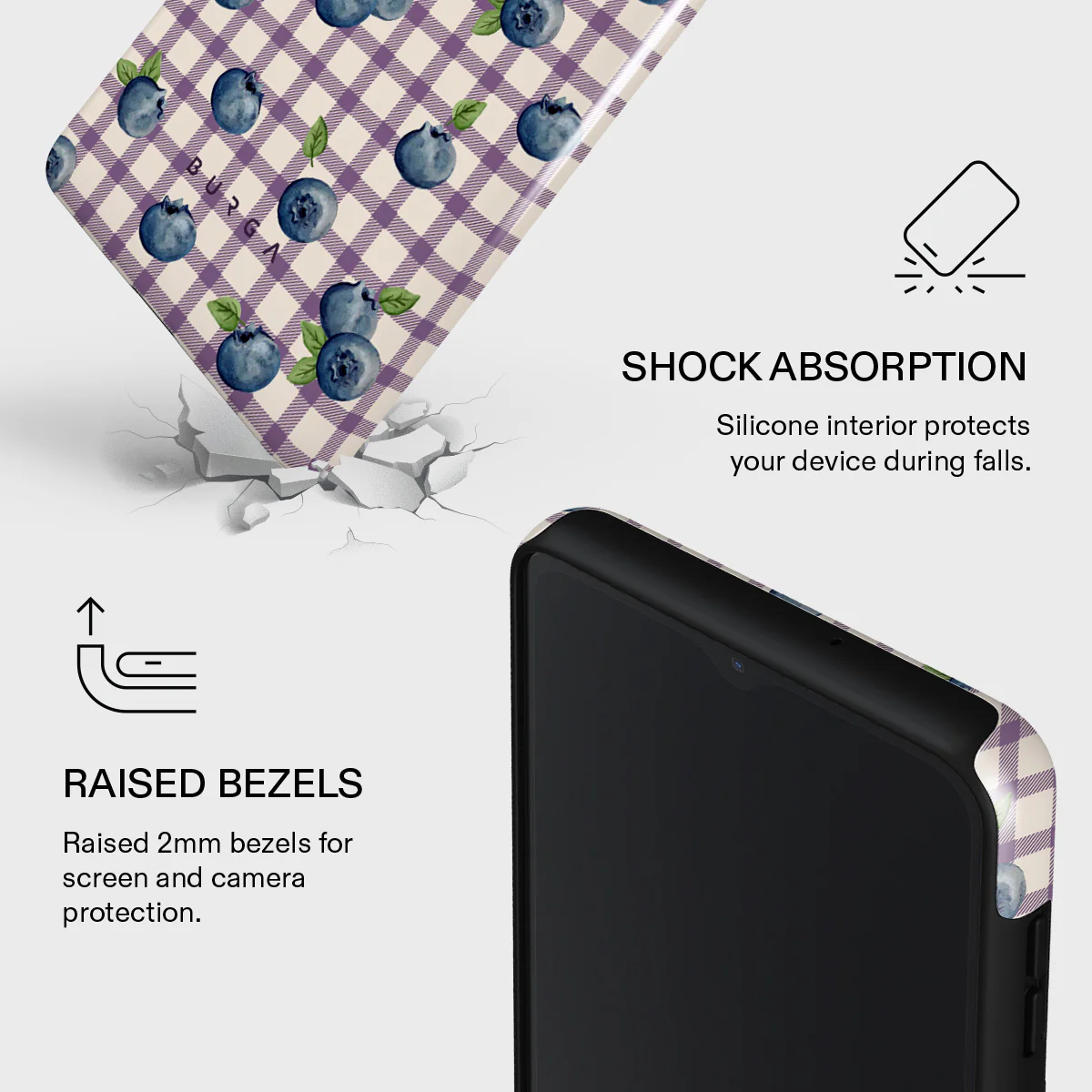 Blueberry Muffin - Samsung Galaxy A12 4G Case - Image 4