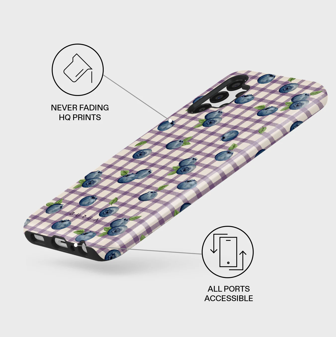 Blueberry Muffin - Samsung Galaxy A13 4G Case - Image 3