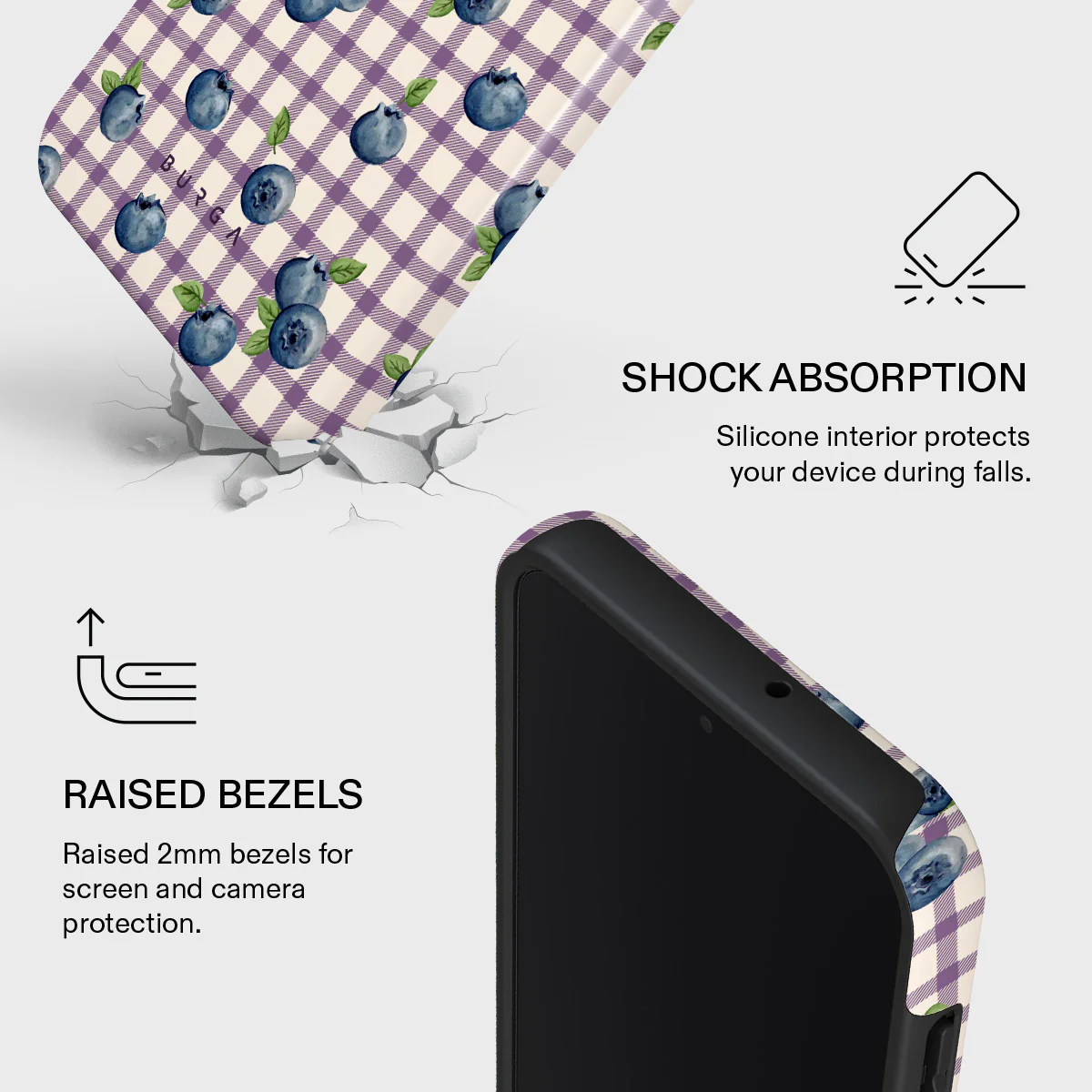 Blueberry Muffin - Samsung Galaxy A15 4G / 5G Case - Image 4