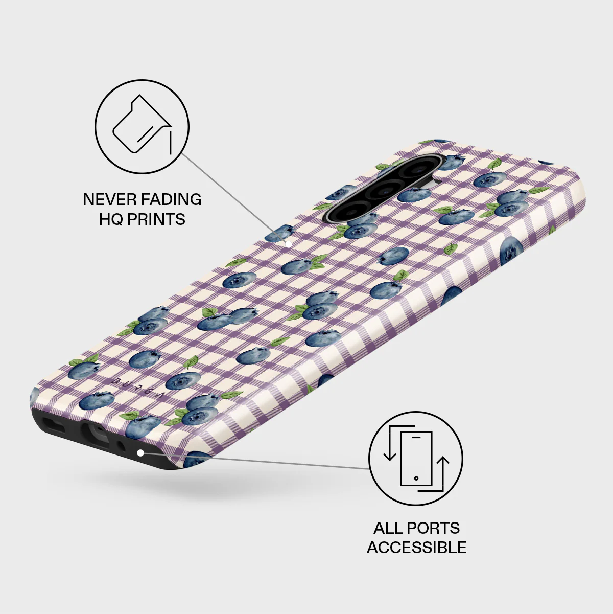 Blueberry Muffin - Samsung Galaxy A17 Case - Image 3