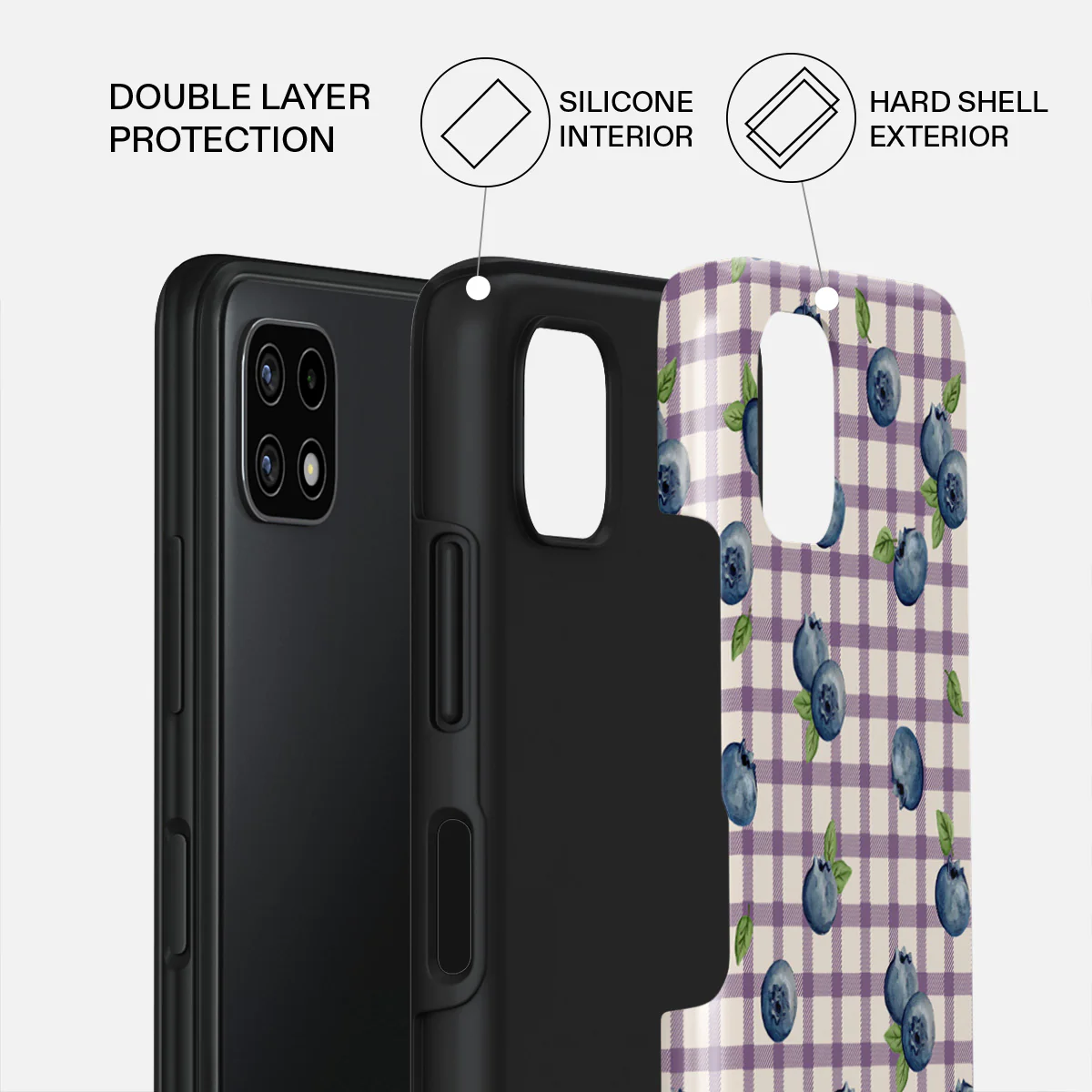 Blueberry Muffin - Samsung Galaxy A22 5G Case - Image 2