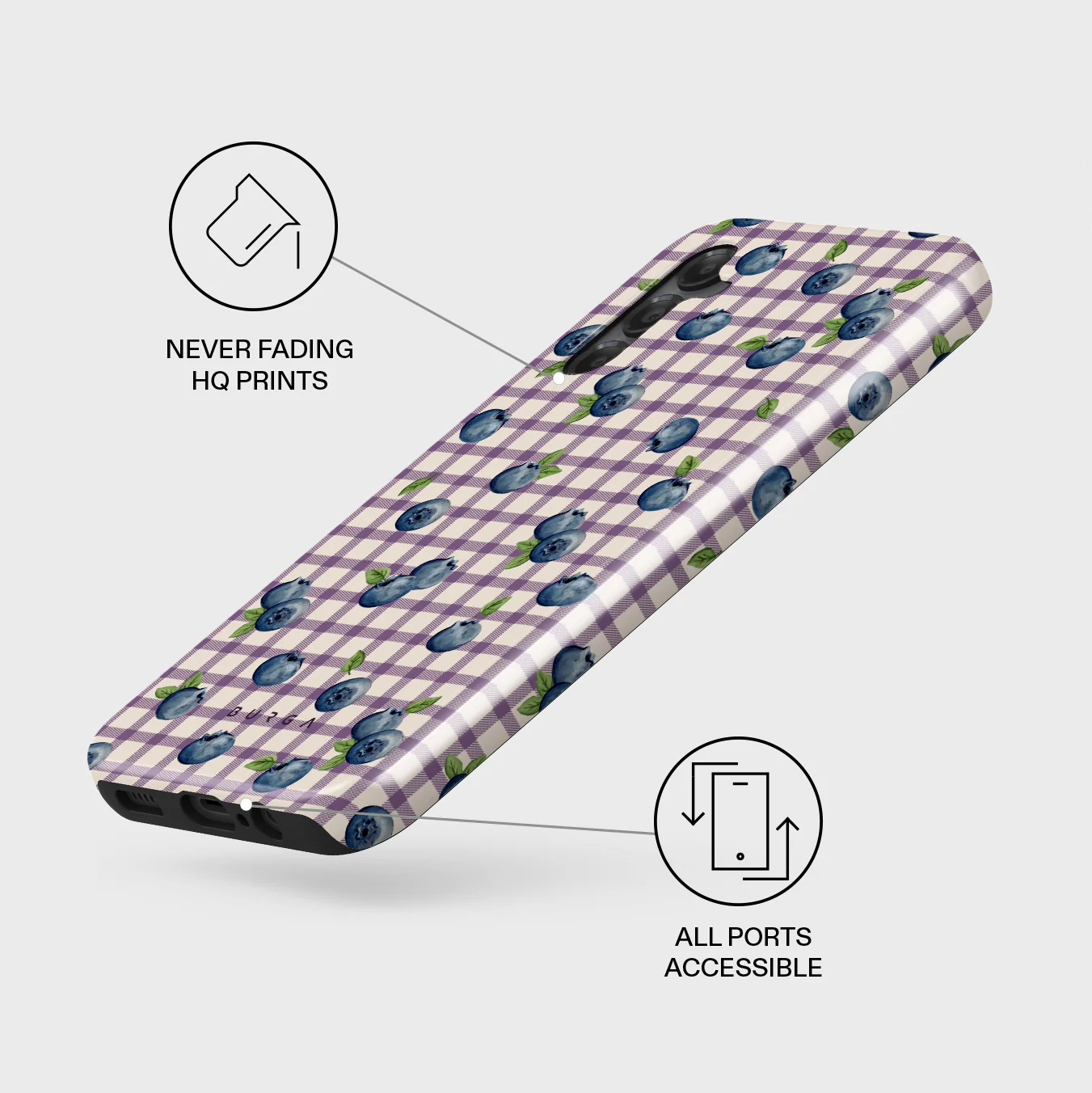 Blueberry Muffin - Samsung Galaxy A25 Case - Image 3