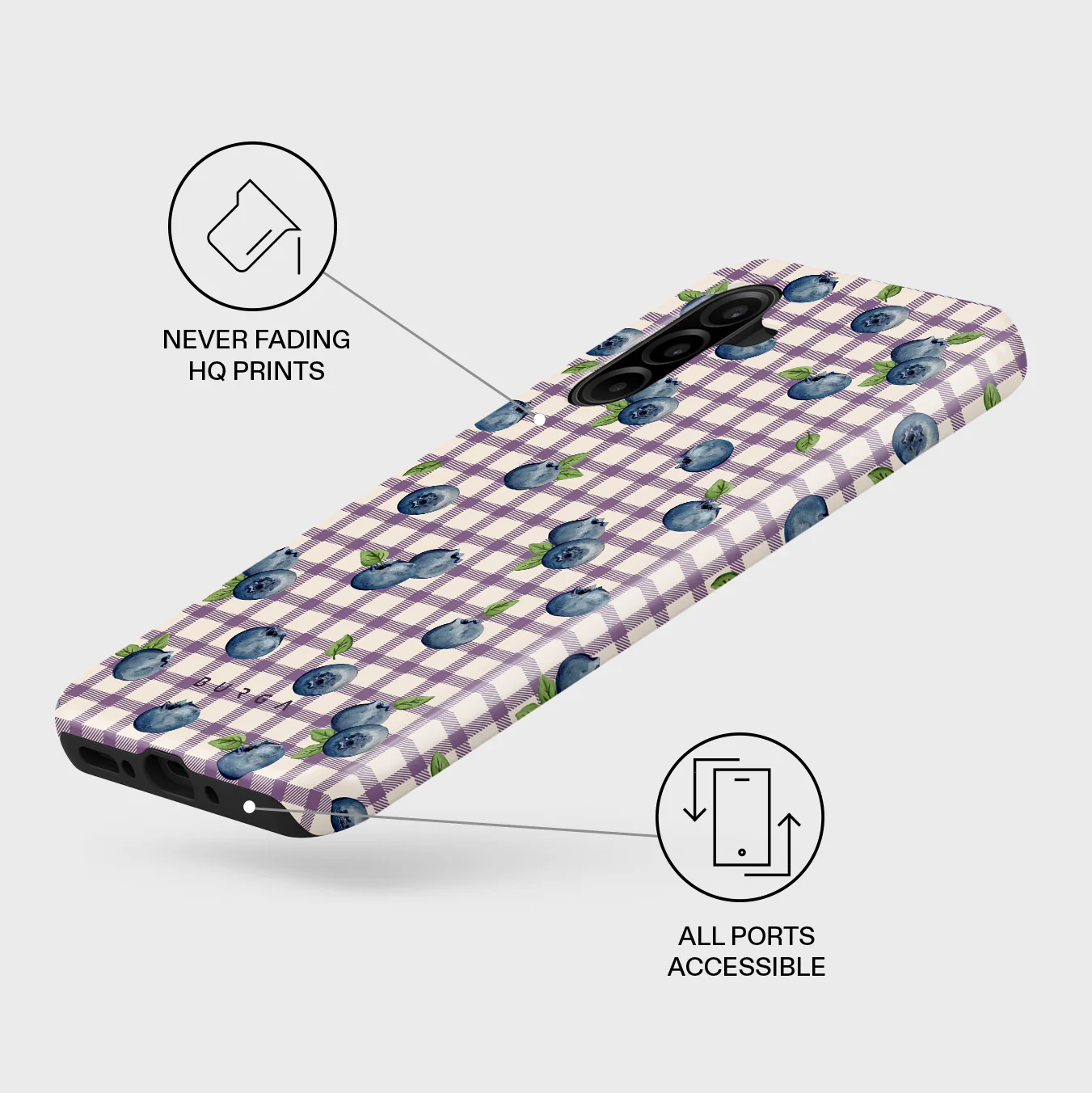 Blueberry Muffin - Samsung Galaxy A26 5G Case - Image 3