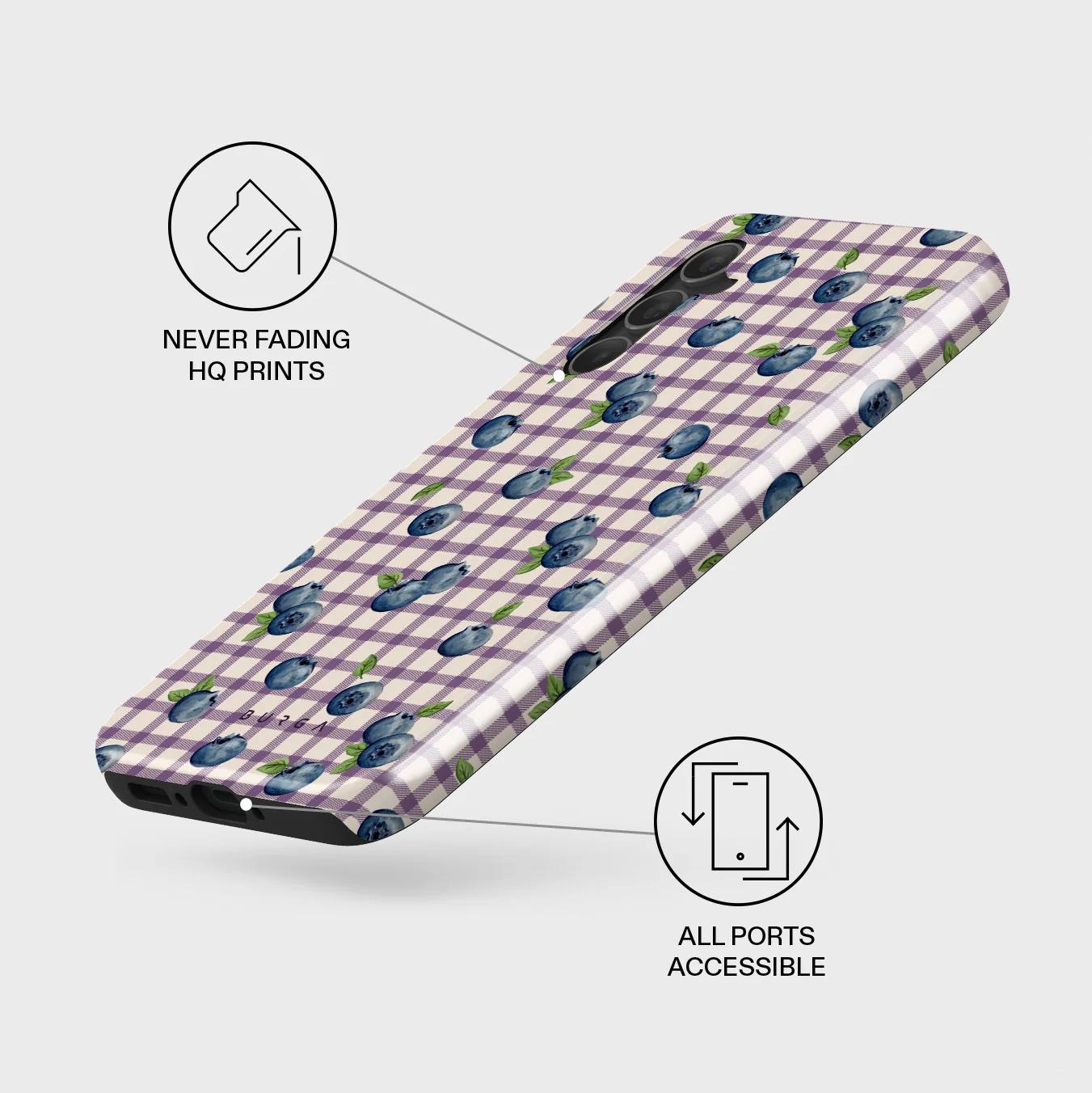 Blueberry Muffin - Samsung Galaxy A34 Case - Image 3