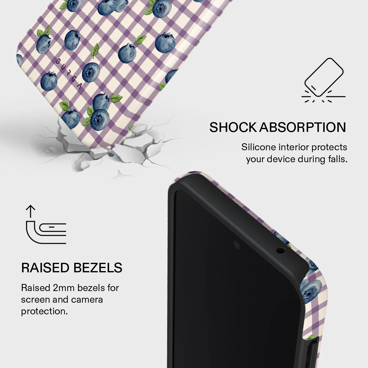 Blueberry Muffin - Samsung Galaxy A35 Case - Image 4
