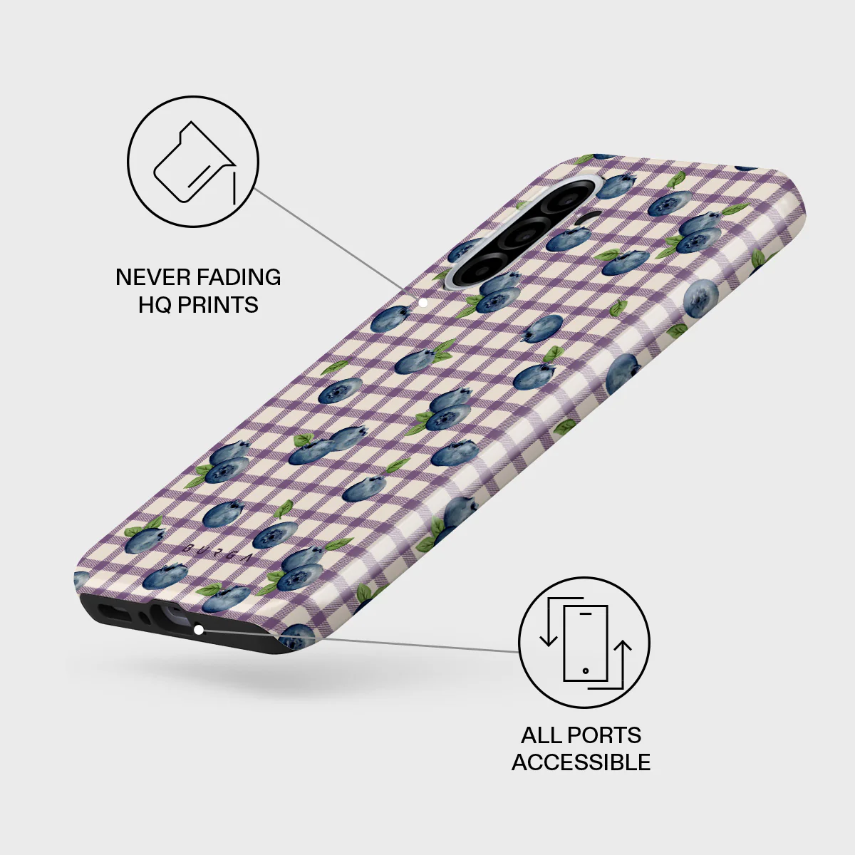 Blueberry Muffin - Samsung Galaxy A36 5G Case - Image 3