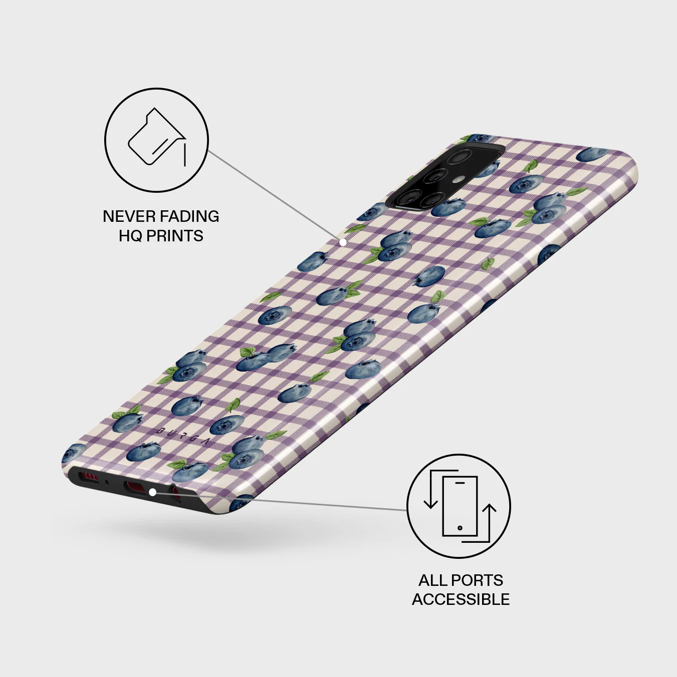Blueberry Muffin - Samsung Galaxy A51 4G Case - Image 3