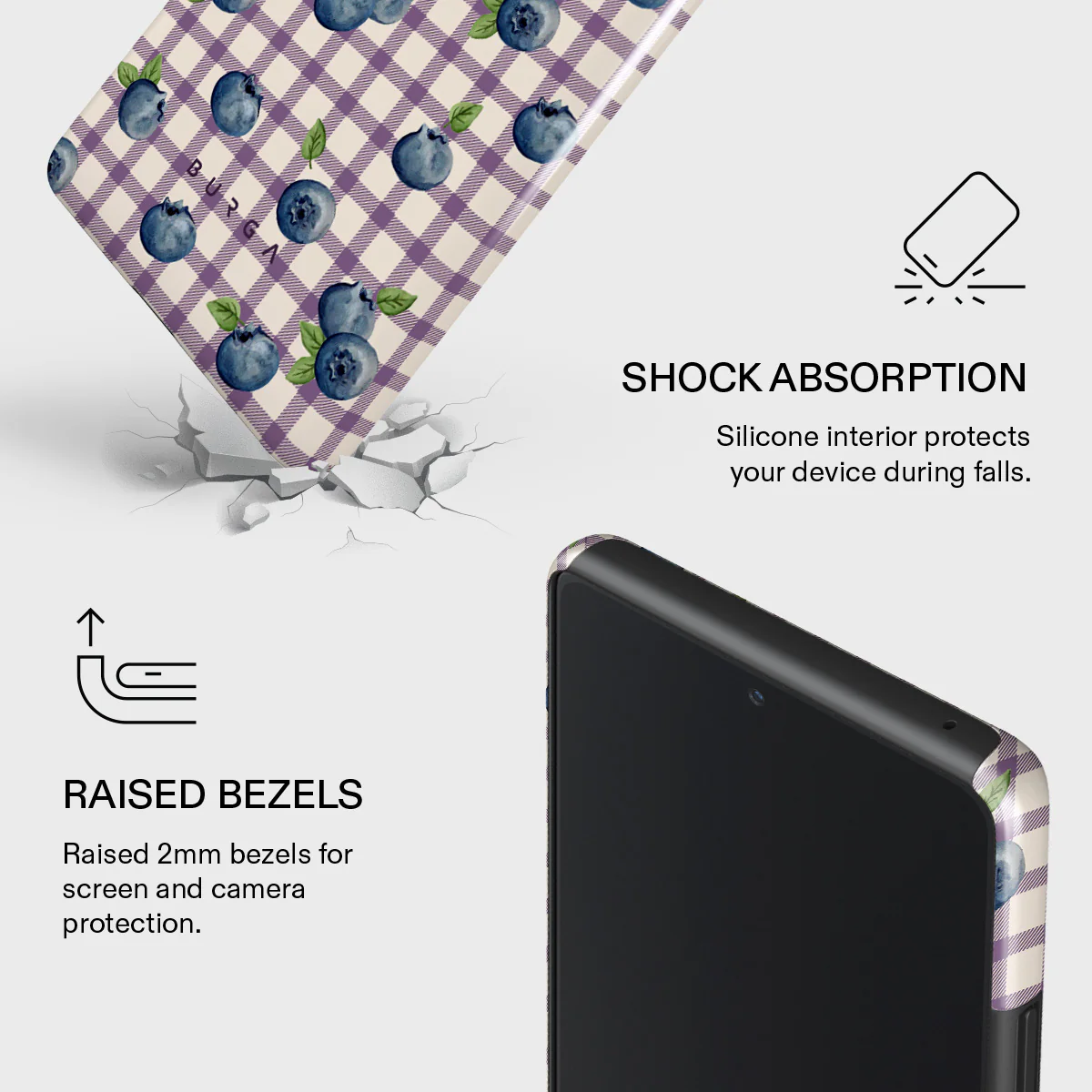 Blueberry Muffin - Samsung Galaxy A52 / A52S 4G / 5G Case - Image 4