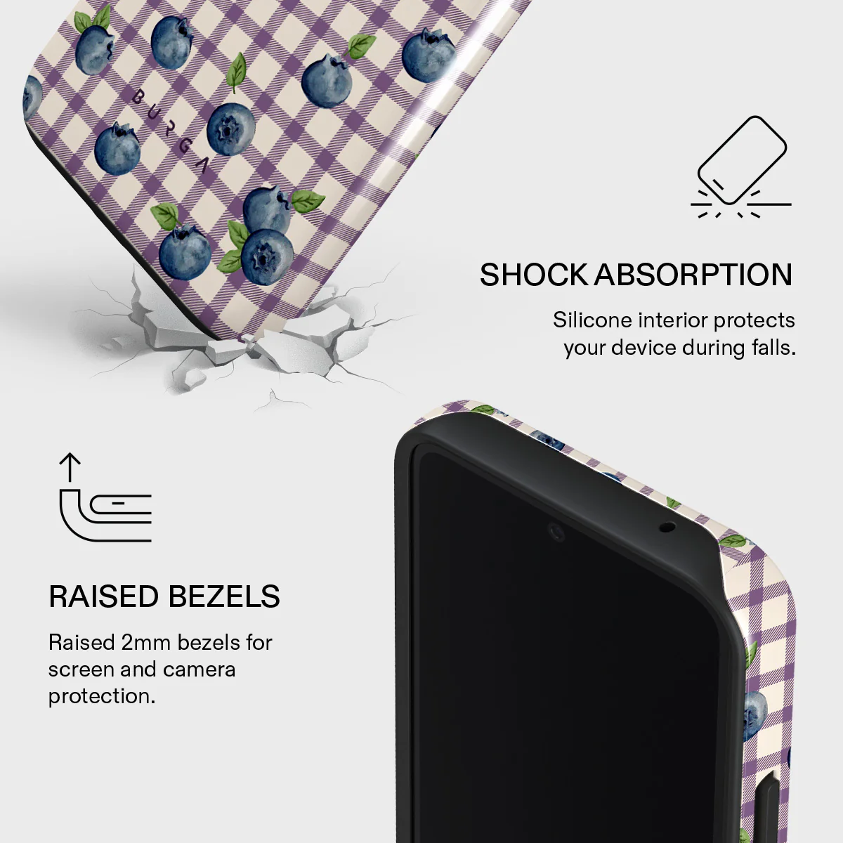 Blueberry Muffin - Samsung Galaxy A54 Case - Image 4