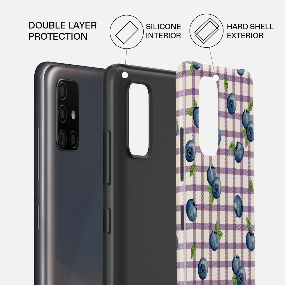Blueberry Muffin - Samsung Galaxy A71 4G Case - Image 2