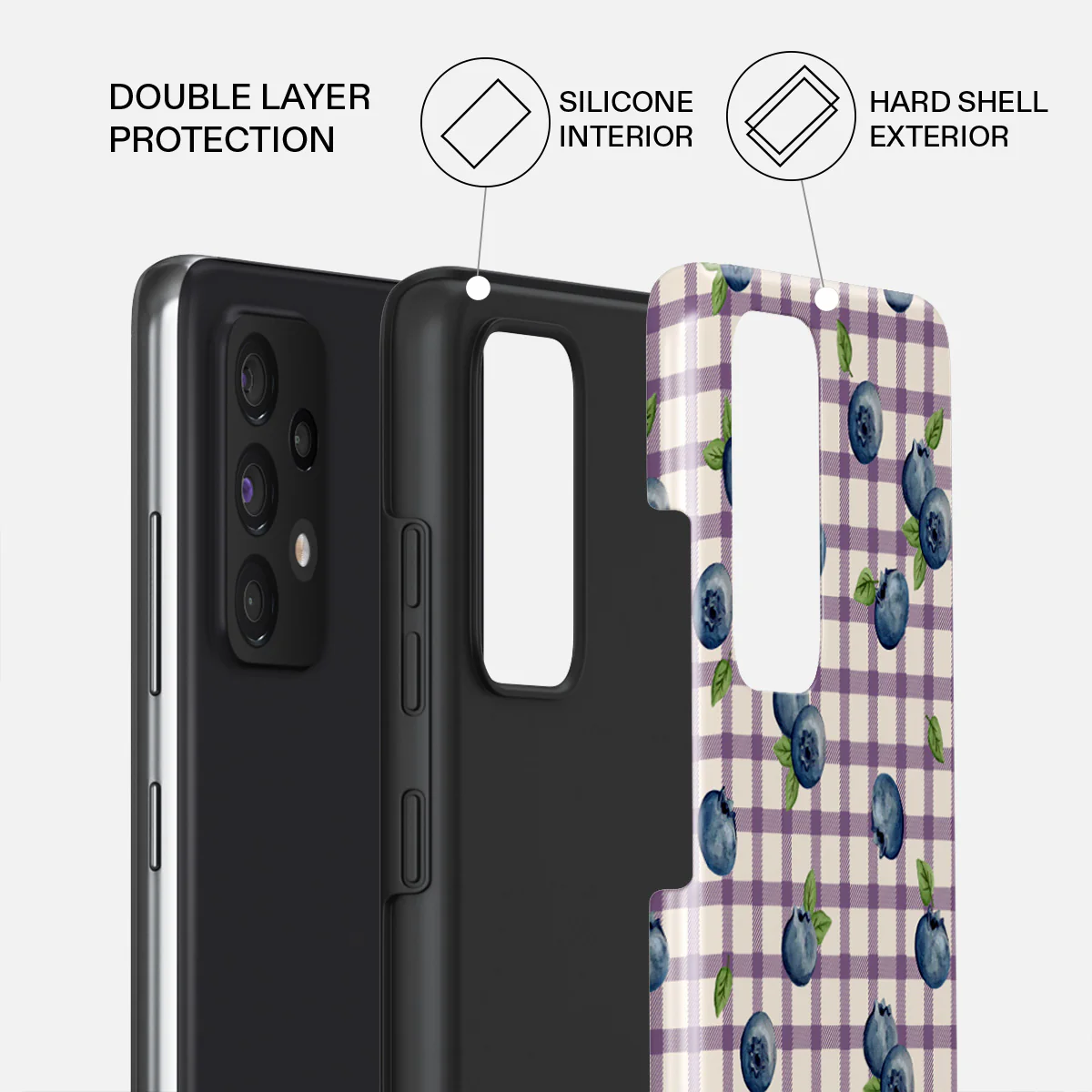 Blueberry Muffin - Samsung Galaxy A72 4G / 5G Case - Image 6
