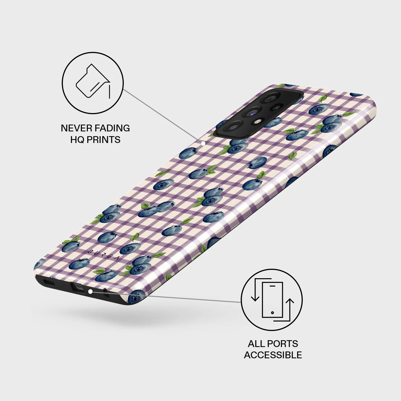 Blueberry Muffin - Samsung Galaxy A72 4G / 5G Case - Image 7