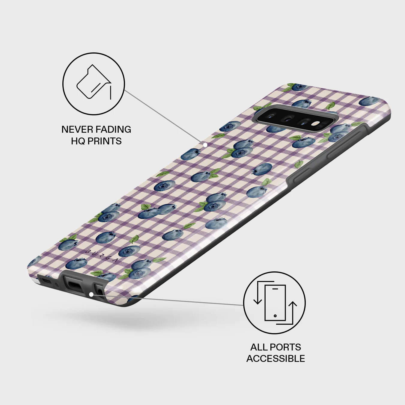 Blueberry Muffin - Samsung Galaxy S10 4G Case - Image 3