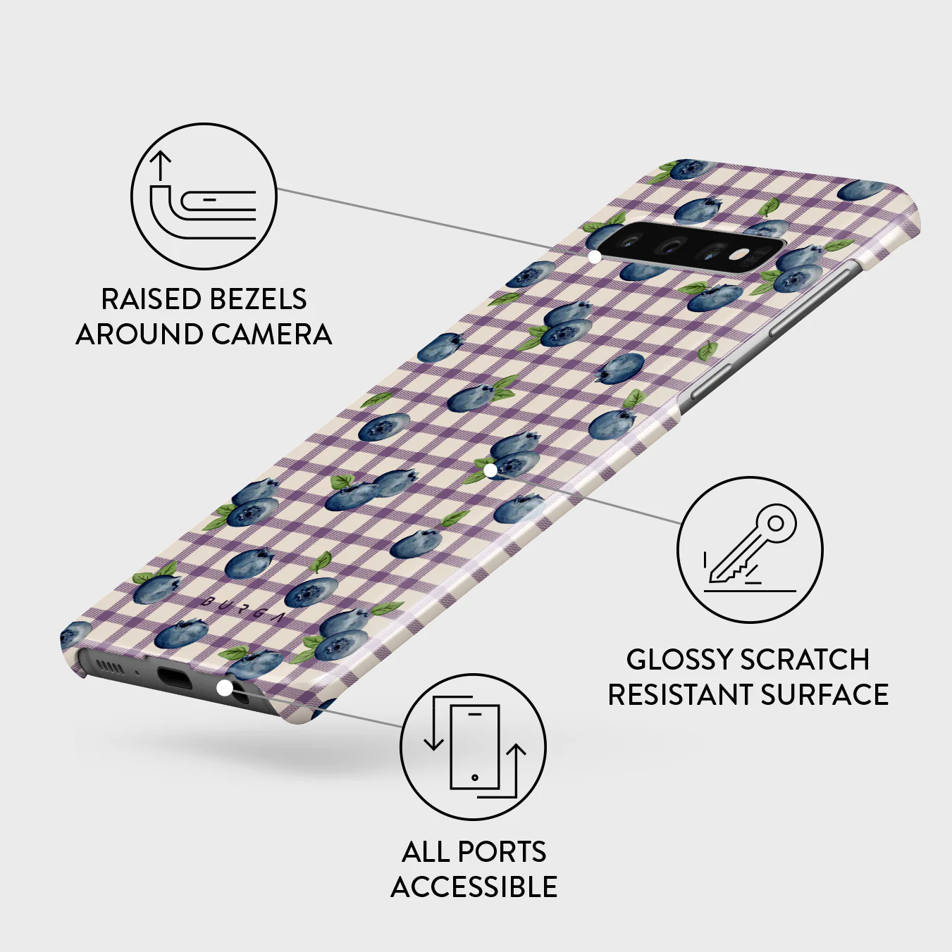 Blueberry Muffin - Samsung Galaxy S10 Plus Case - Image 3