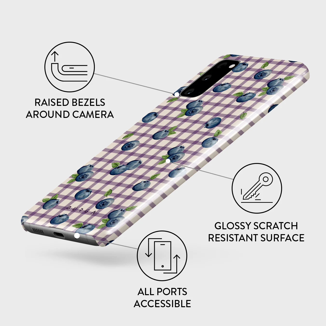 Blueberry Muffin - Samsung Galaxy S20 4G / 5G Case - Image 3