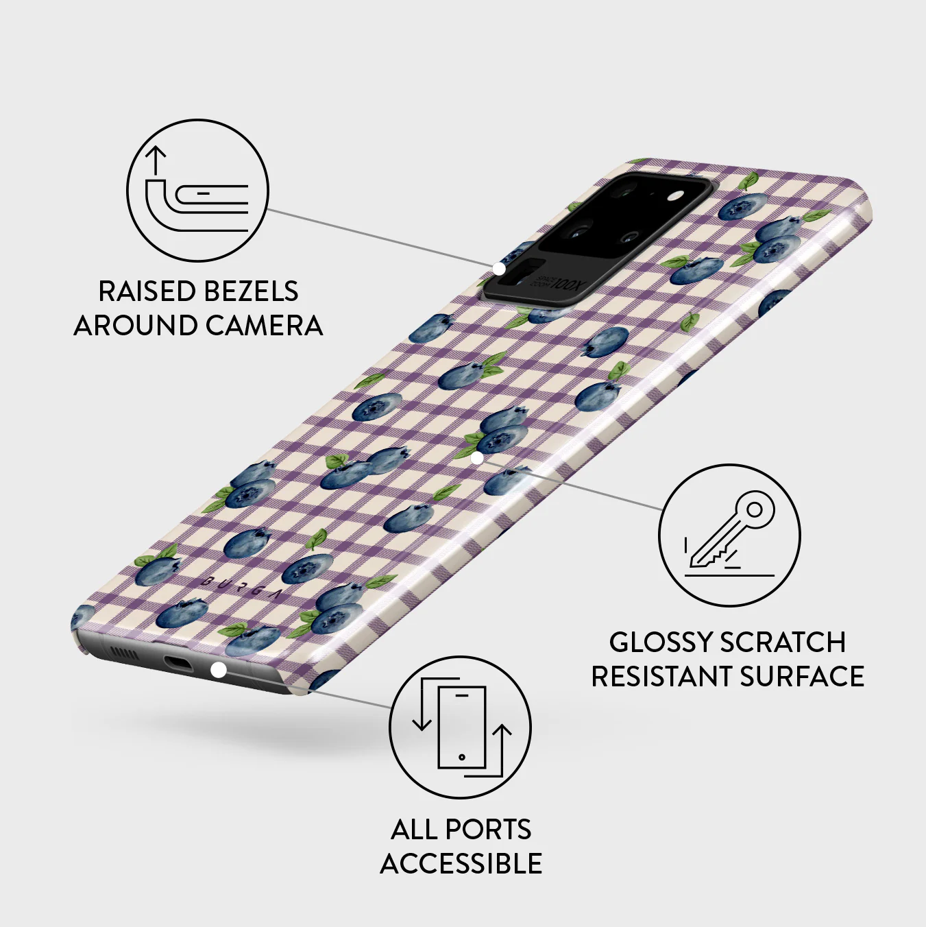 Blueberry Muffin - Samsung Galaxy S20 Ultra 4G / 5G Case - Image 3