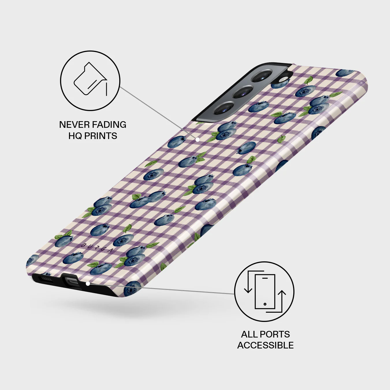 Blueberry Muffin - Samsung Galaxy S21 Case - Image 3