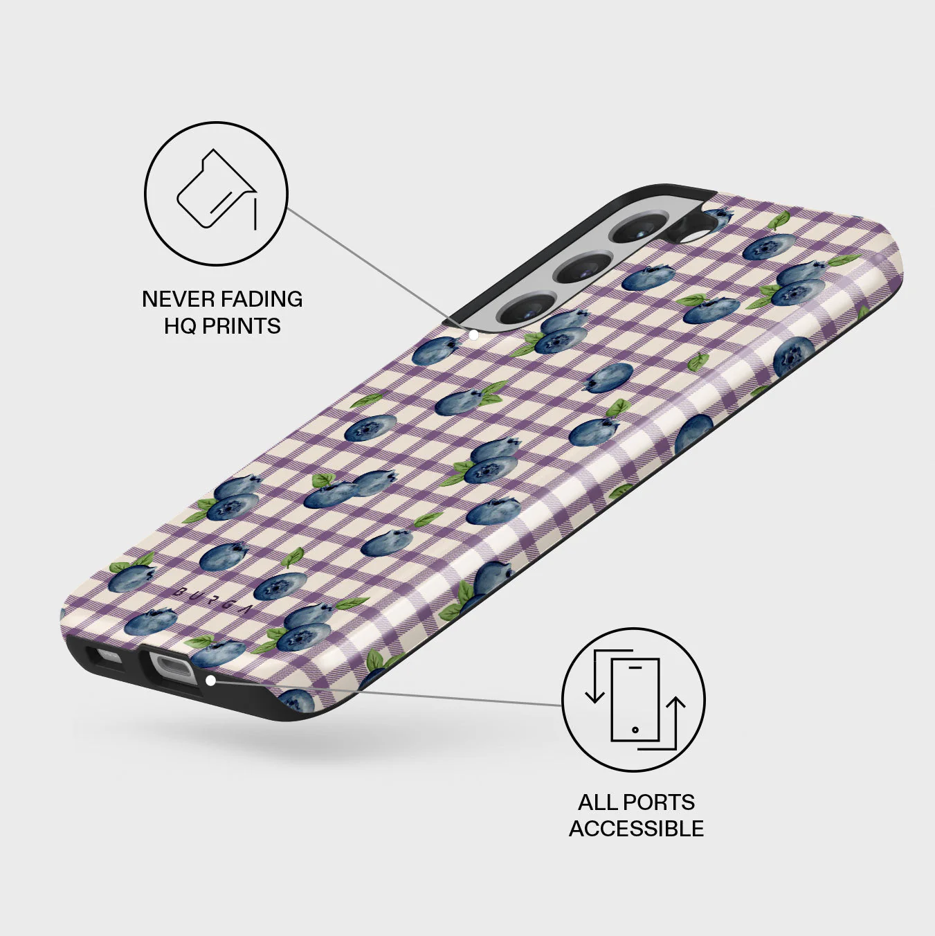 Blueberry Muffin - Samsung Galaxy S22 Case - Image 3