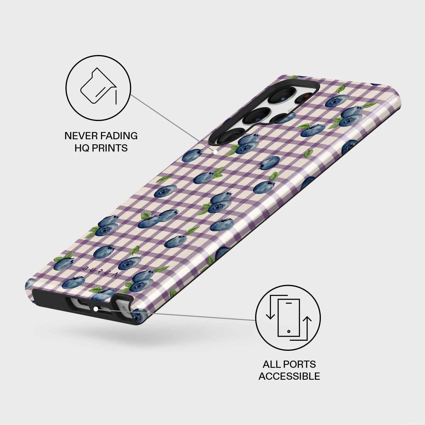 Blueberry Muffin - Samsung Galaxy S22 Ultra Case - Image 3