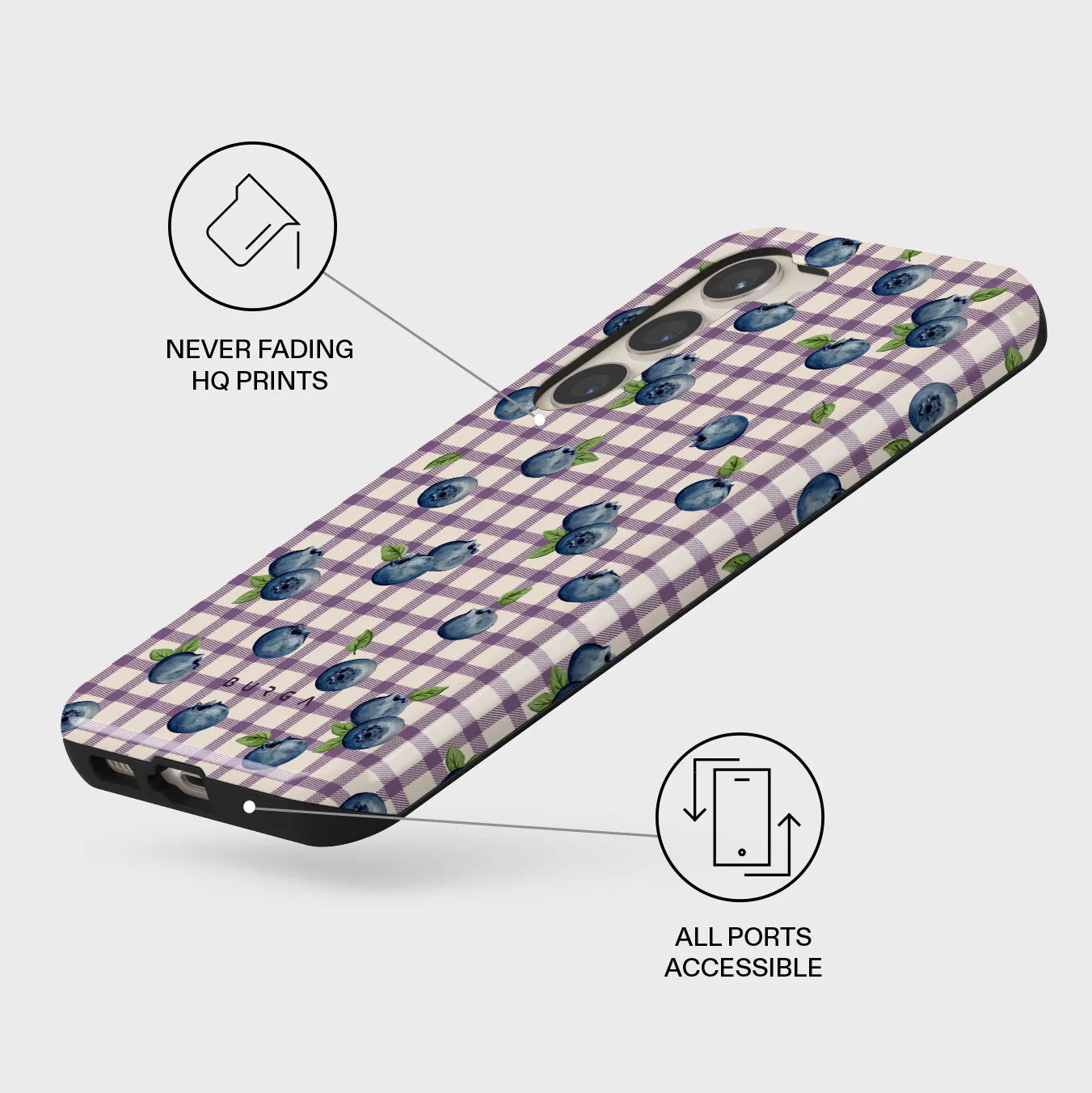 Blueberry Muffin - Samsung Galaxy S23 Case - Image 3