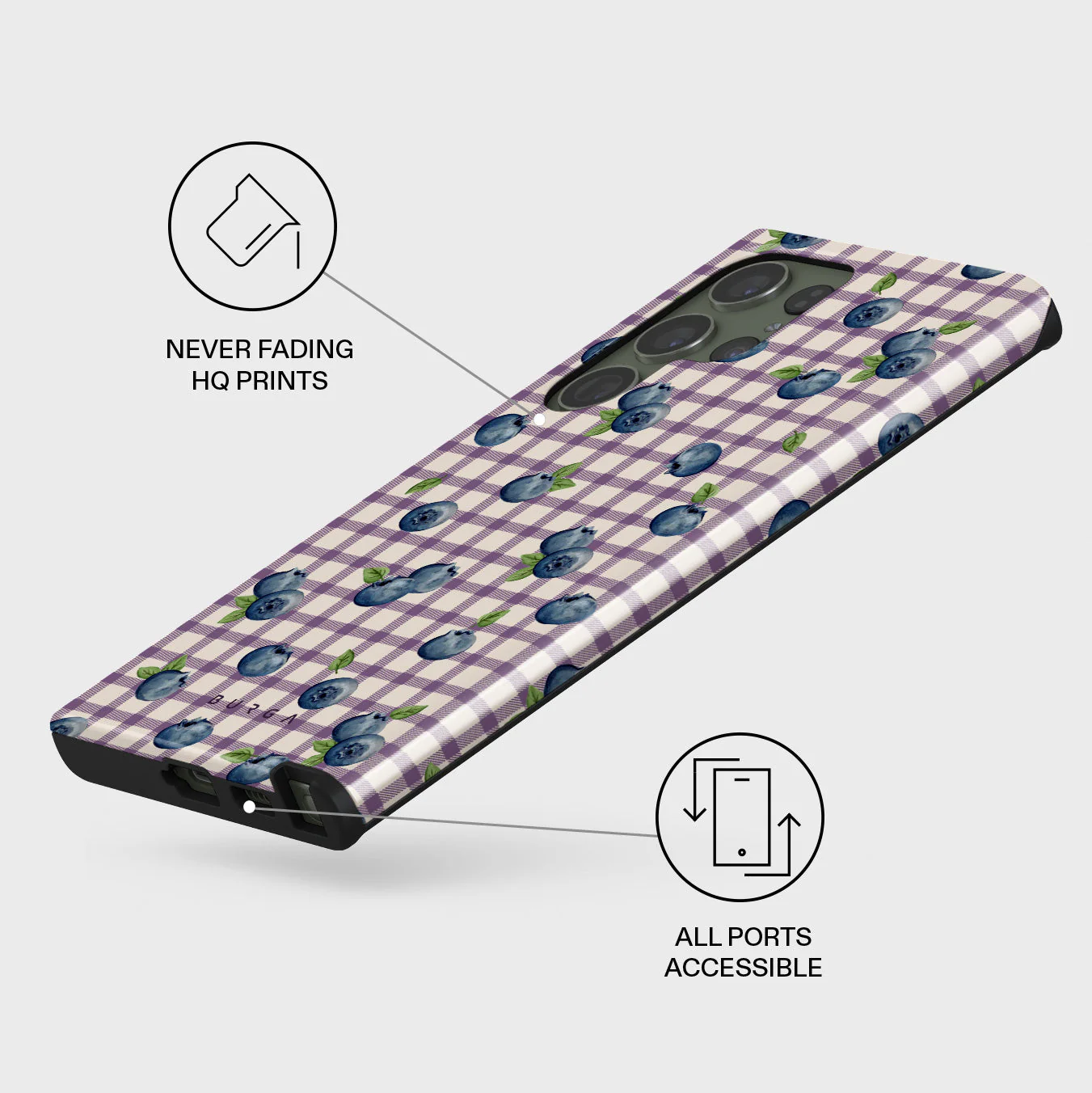Blueberry Muffin - Samsung Galaxy S23 Ultra Case - Image 3