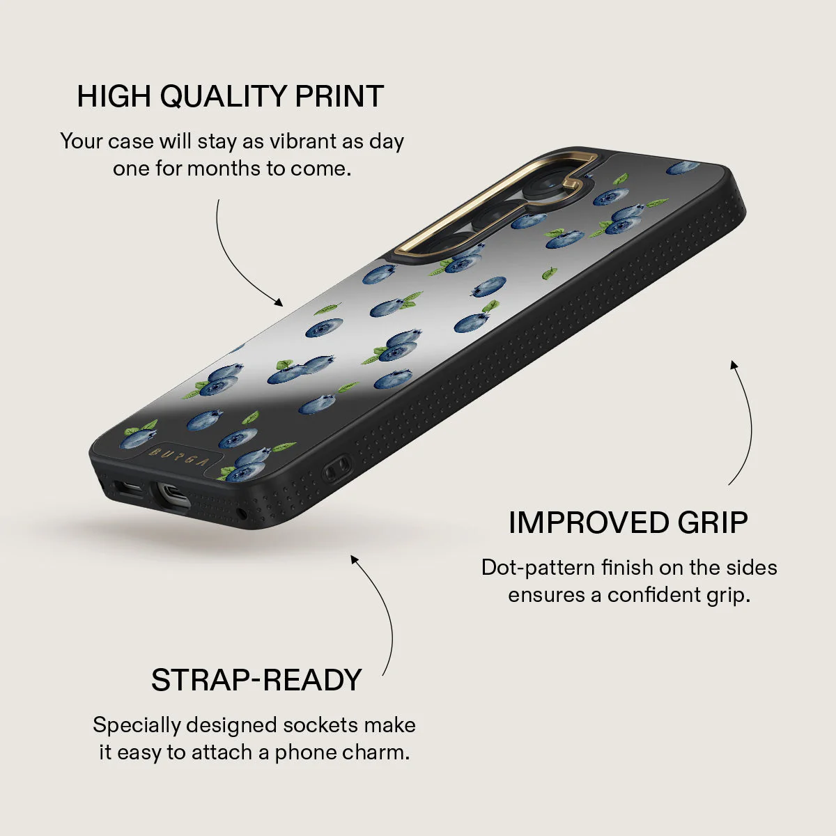 Blueberry Muffin - Samsung Galaxy S25 Case - Image 31