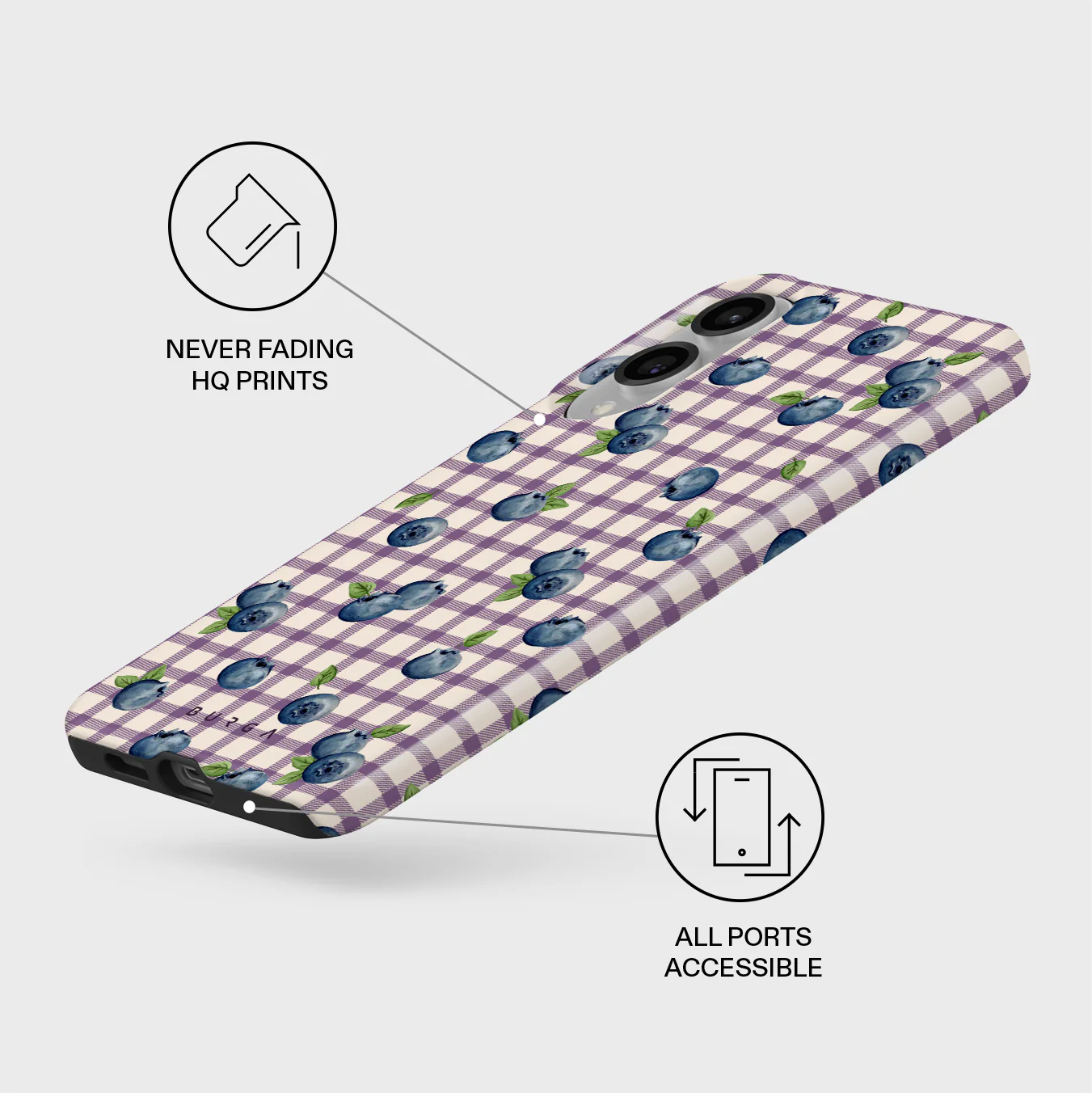 Blueberry Muffin - Samsung Galaxy S25 Edge Case - Image 3
