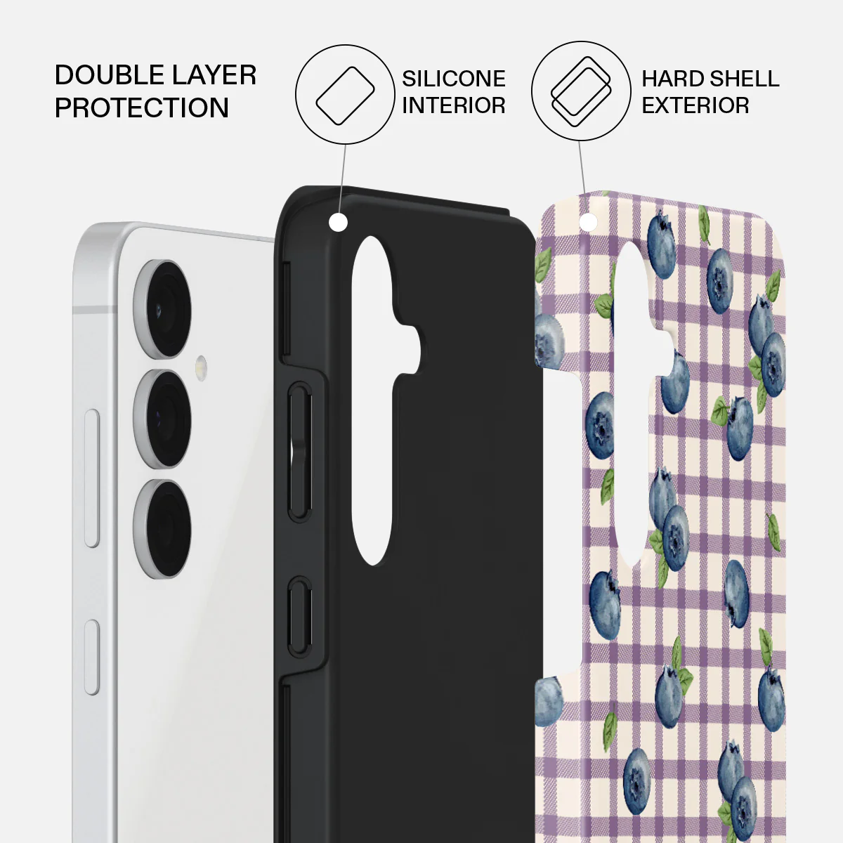Blueberry Muffin - Samsung Galaxy S25 FE Case - Image 2