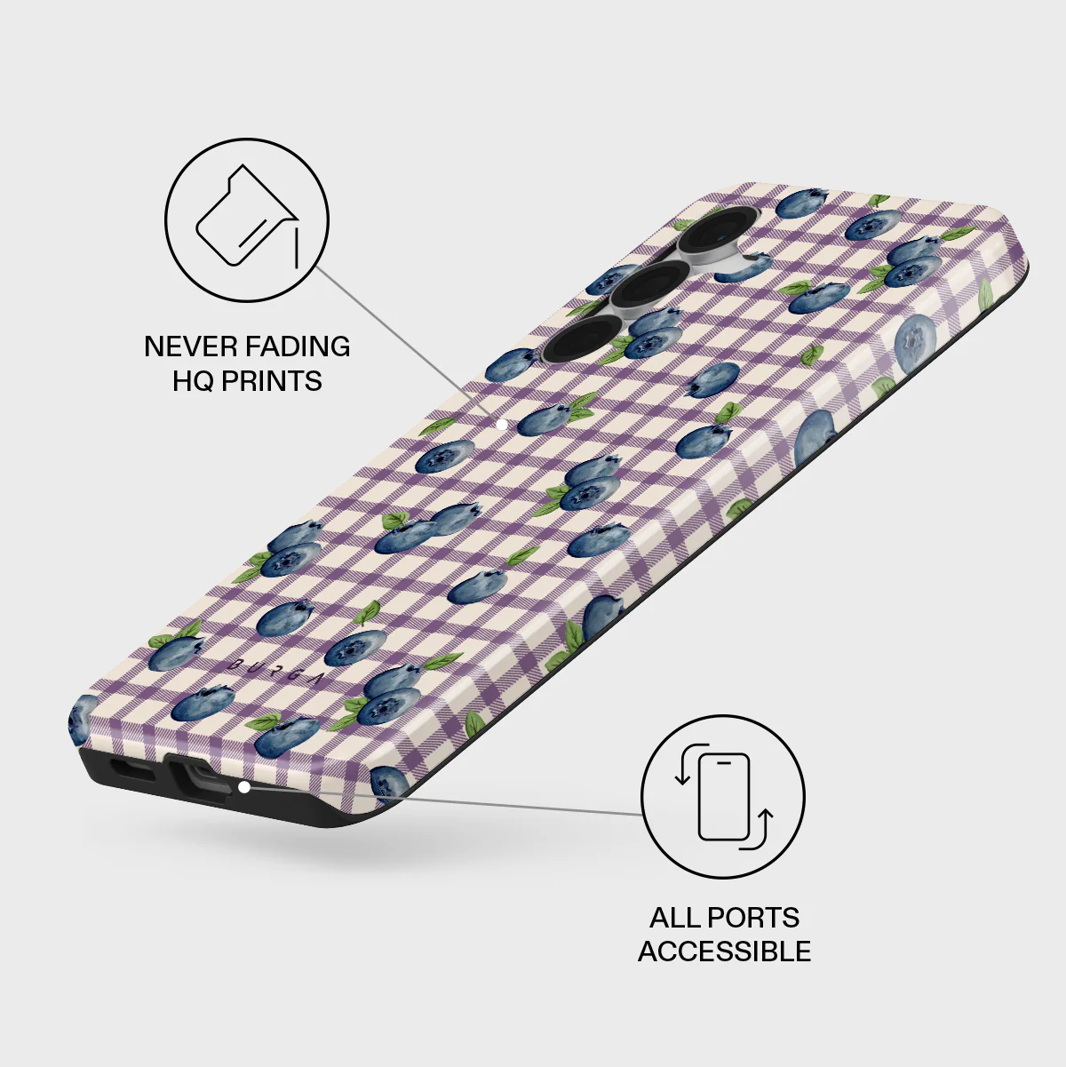 Blueberry Muffin - Samsung Galaxy S25 FE Case - Image 3