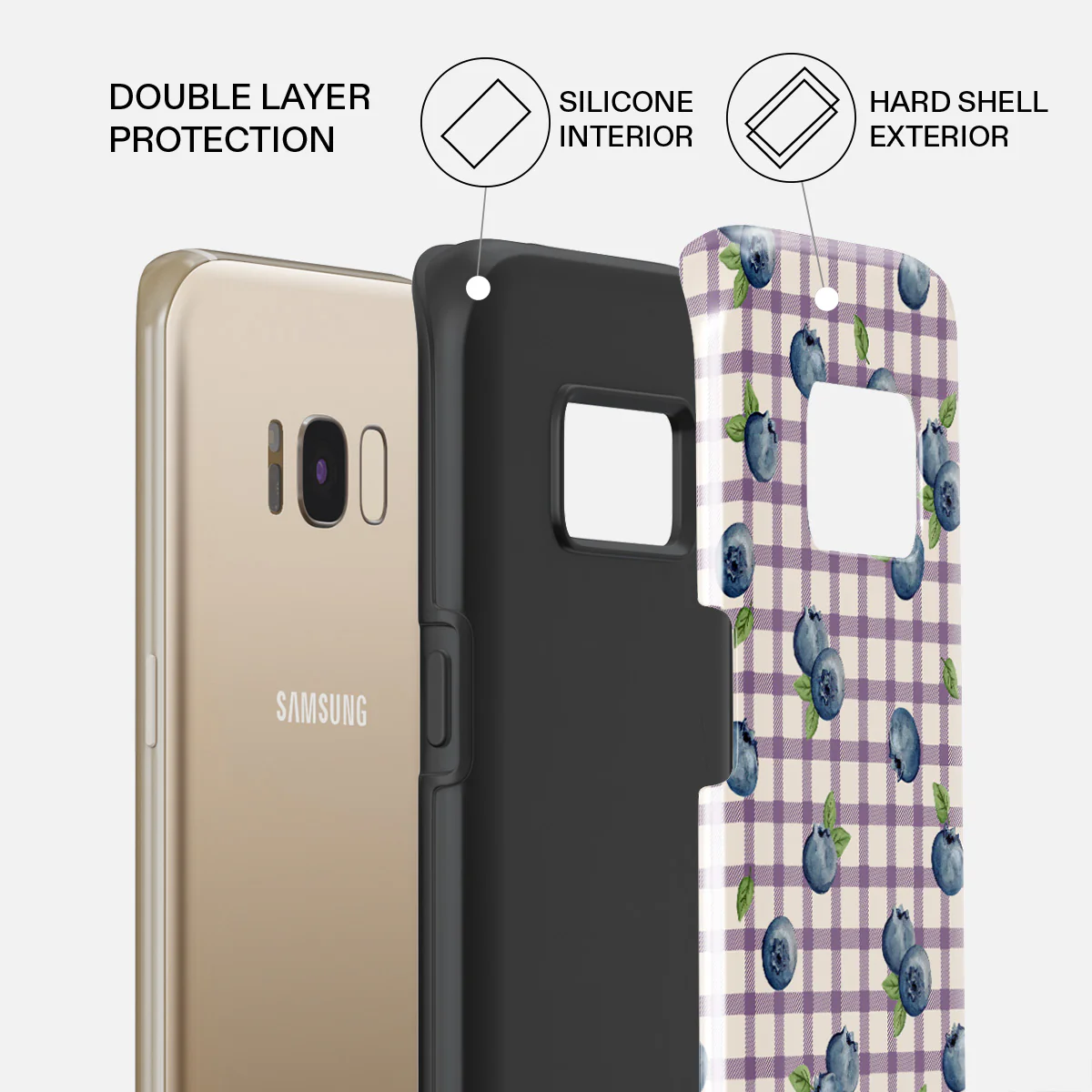 Blueberry Muffin - Samsung Galaxy S8 Case - Image 6