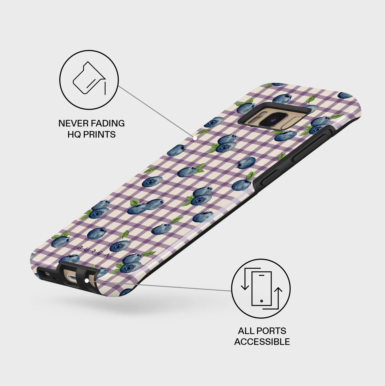 Blueberry Muffin - Samsung Galaxy S8 Case - Image 7