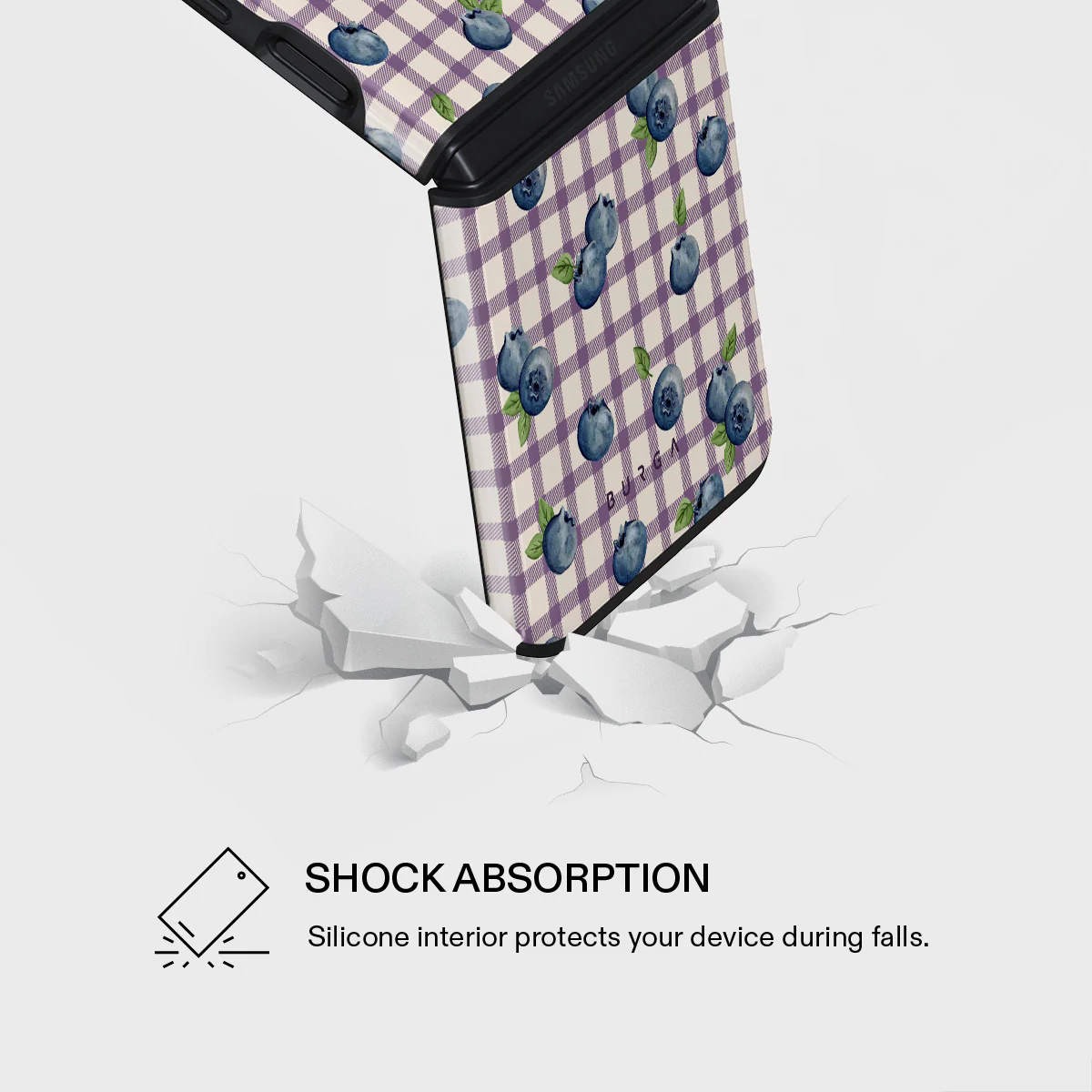Blueberry Muffin - Samsung Galaxy Z Flip 3 Case - Image 4