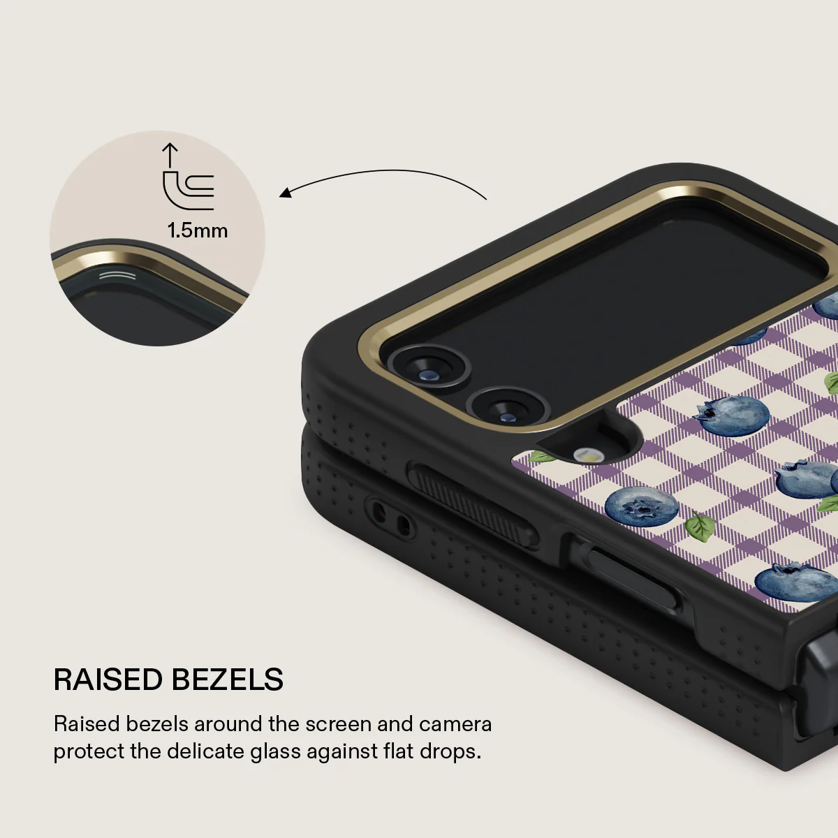 Blueberry Muffin - Samsung Galaxy Z Flip 4 Case - Image 17