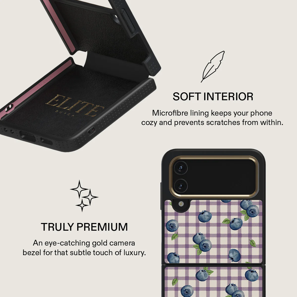 Blueberry Muffin - Samsung Galaxy Z Flip 4 Case - Image 19