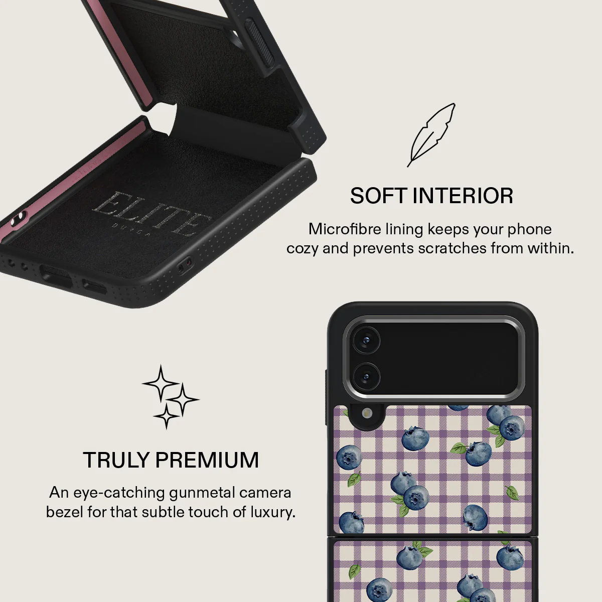Blueberry Muffin - Samsung Galaxy Z Flip 4 Case - Image 25