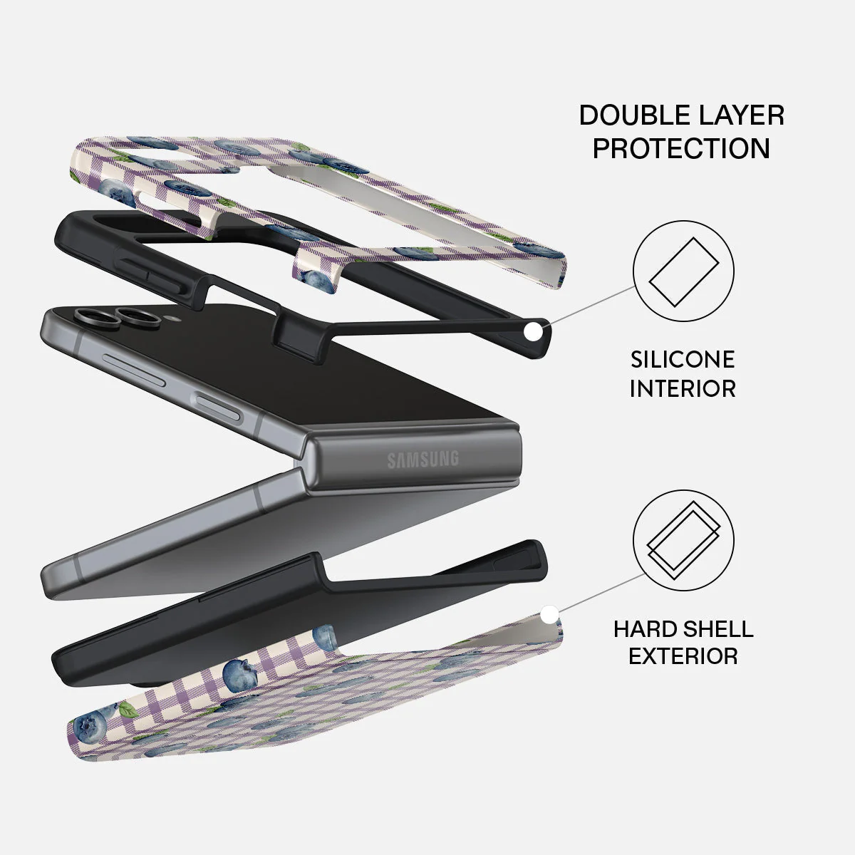 Blueberry Muffin - Samsung Galaxy Z Flip 5 Case - Image 2